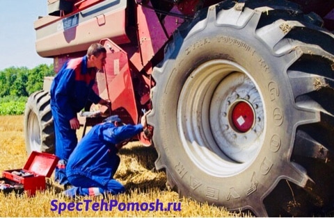 Ремонт тракторов на выезде в Москве и области круглосуточно